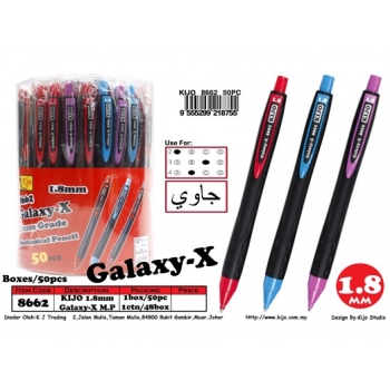 8662 Kijo 1.8mm Exam Mechanical Pencil ( Pencil Tulisan Jawi )